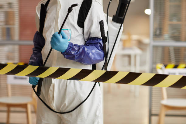 Professional Blood Cleanup technician working in Aurora, MN